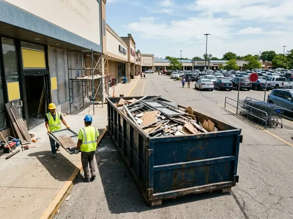 retail-store-renovation-debris-003 — frequently asked questions, Roll-off Dumpster Rentals in Olivette, MO